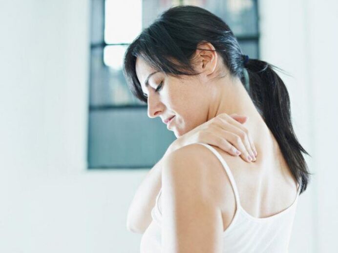 Symptome einer Osteochondrose bei einer Frau