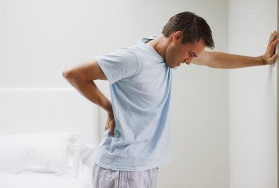Rückenschmerzen bei Männern