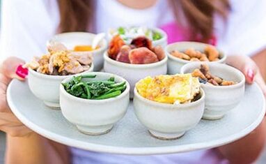 Angemessene Ernährung für die Krankheit
